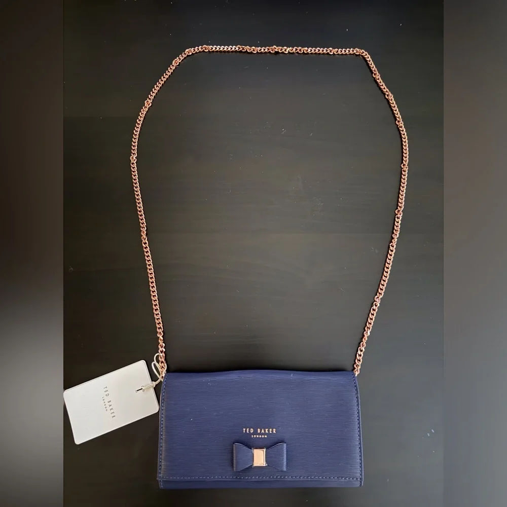Ted Baker Leather Crossbody Bag NWT - Picture 1 of 2